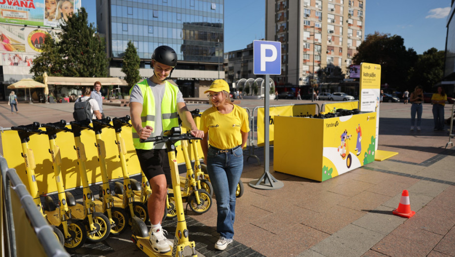 Obuke za vožnju električnih trotineta Yandex Go ponovo održane u Nišu