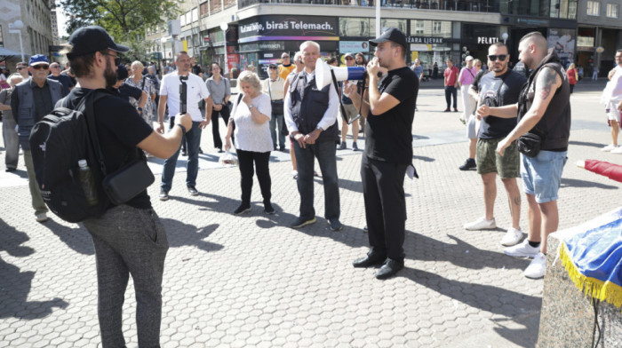 U Zagrebu održan protest "Za spas hrvatske kulture-Ne zameni stanovništva: Na meti strani radnici