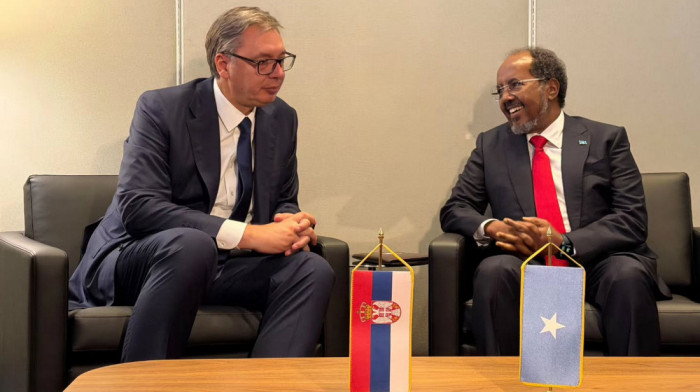 Vučić se sastao sa predsednikom Somalije u Njujorku