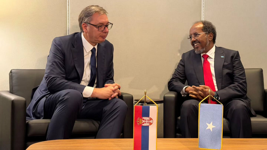 Vučić se sastao sa predsednikom Somalije u Njujorku