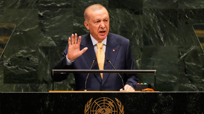 Erdogan pred UN: Gaza je najsramniji koncentracioni logor našeg vremena