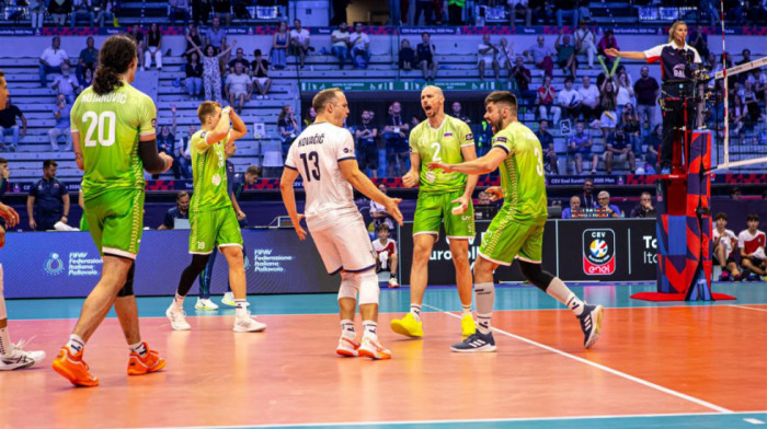 Odbojkaši Slovenije u polufinalu Evropskog prvenstva