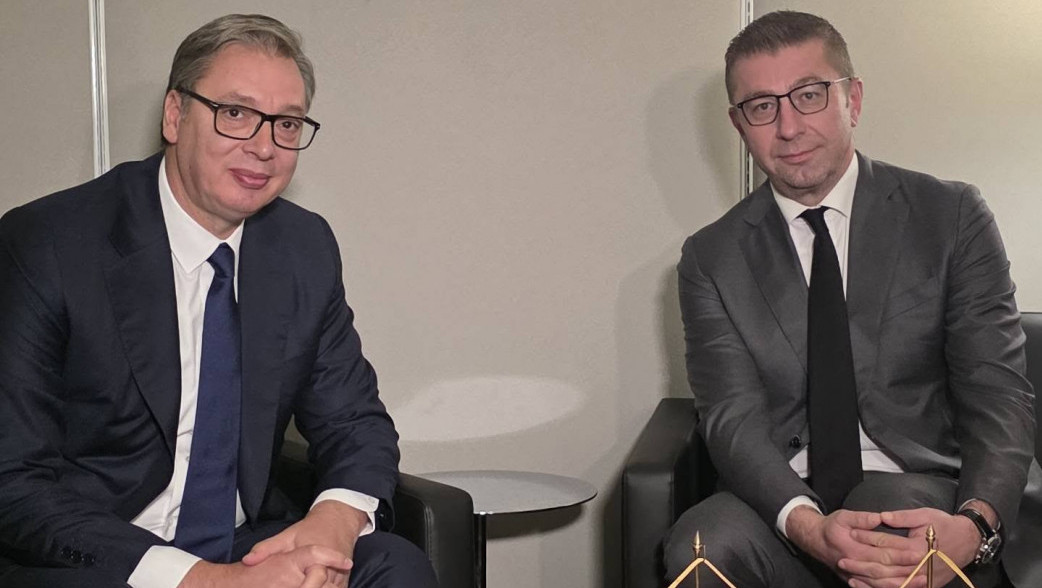 Vučić sa Mickoskim: Srbija želi najbolje odnose sa Severnom Makedonijom