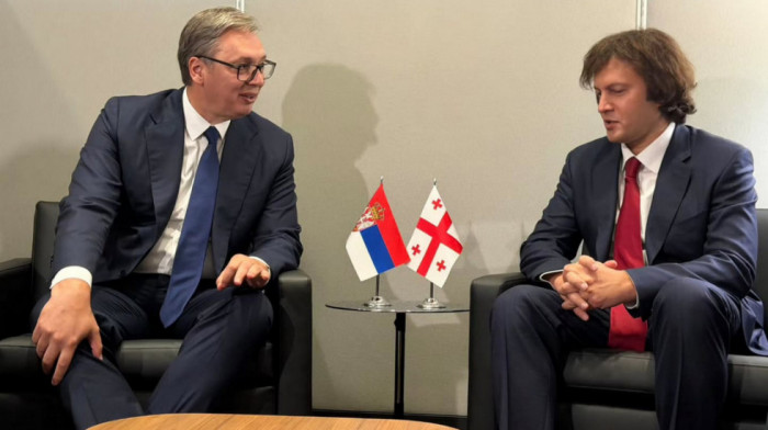 Vučić sa Kobahidzeom o daljem unapređenju saradnje između Srbije i Gruzije