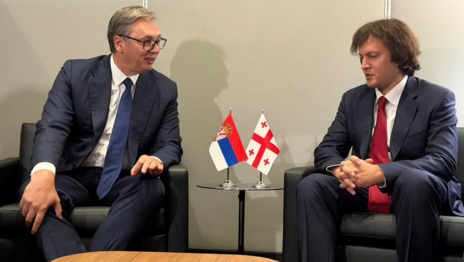 Vučić sa Kobahidzeom o daljem unapređenju saradnje između Srbije i Gruzije