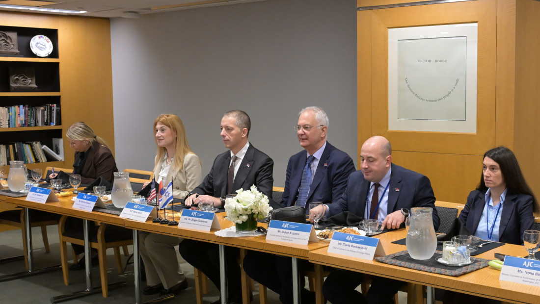Đurić sa delegacijom Američko-jevrejskog komiteta o strateškom dijalogu Srbije i SAD