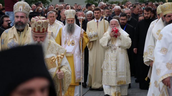 Patrijarh Porfirije danas osveštava hram u Palama