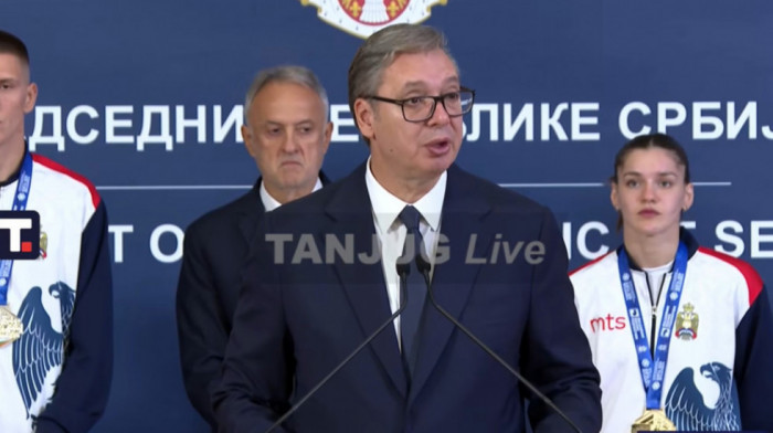 Vučić prima srpske boksere: Hvala vam na veličanstvenom uspehu