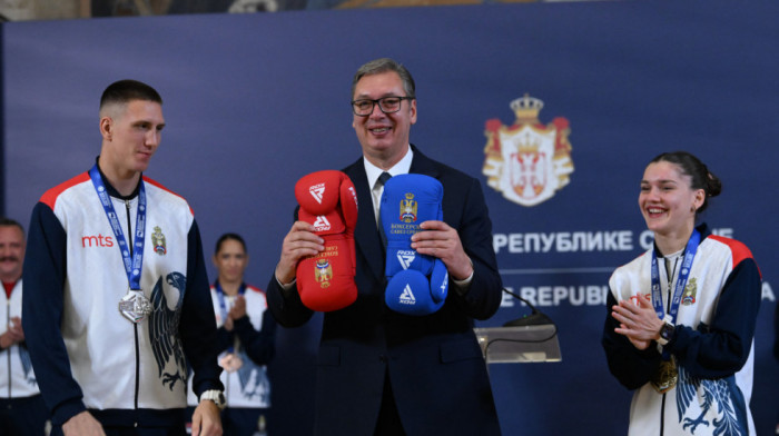 Vučić primio srpske boksere, osvajače medalja na Evropskom prvenstvu u Sofiji: Hvala vam na veličanstvenom uspehu