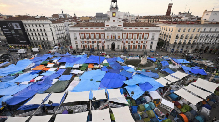 Madrid pod šatorima: Više od 1.000 ljudi kampuje zbog stambene krize, traže reakciju vlade