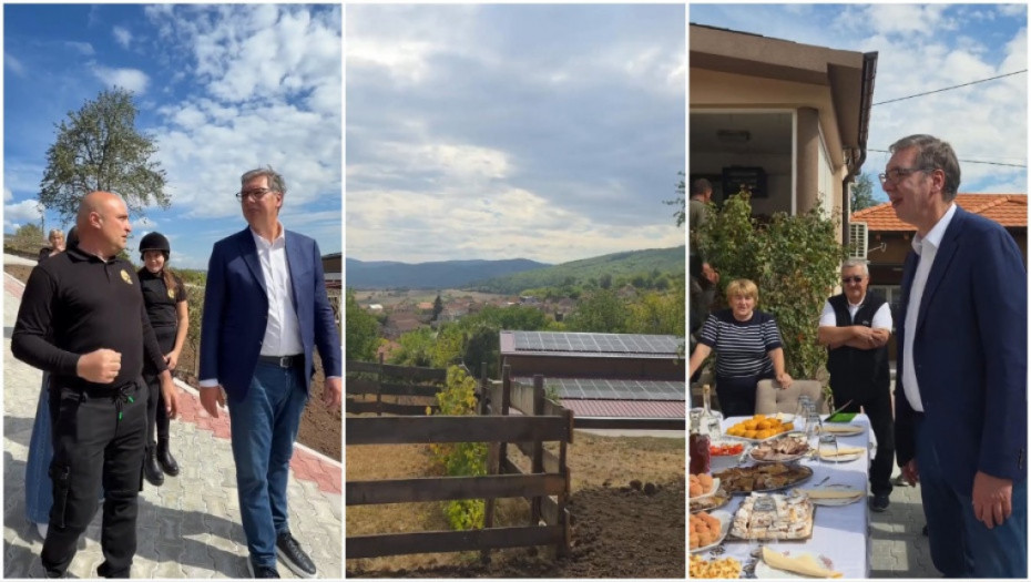 Vučić posetio Vrbovac u opštini Sokobanja