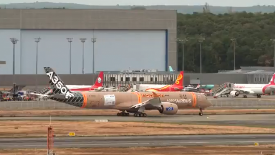 Prvi probni let Erbasovog A350F: Teretni avion prevozi 111 tona i troši 20 odsto manje goriva