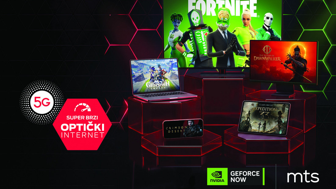 MTS uvodi NVIDIA GeForce NOW cloud gaming u svoju ponudu