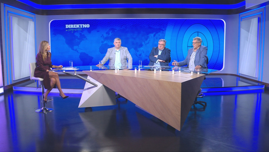 Političko nasilje i šta pokazuju nova istraživanja javnog mnjenja: Tomić, Vuletić i Vukadinović u emisiji "Direktno"