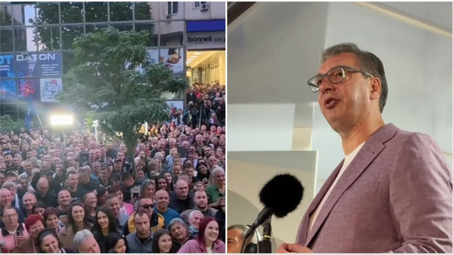 Vučić na skupu u Vranju: Moramo ekonomski da ojačamo jug Srbije, zato ću predložiti poseban zakon