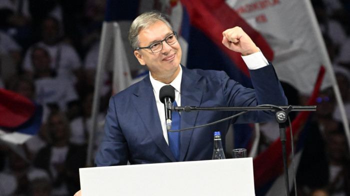 Vučić na predizbornom skupu u Areni: Neću da prihvatim da budem premijer u Vladi trulih kompromisa,