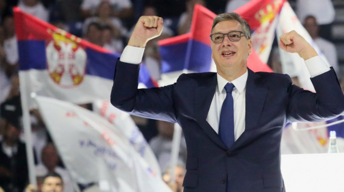 Vučić na predizbornom skupu u Areni: Neću da prihvatim da budem premijer u Vladi trulih kompromisa