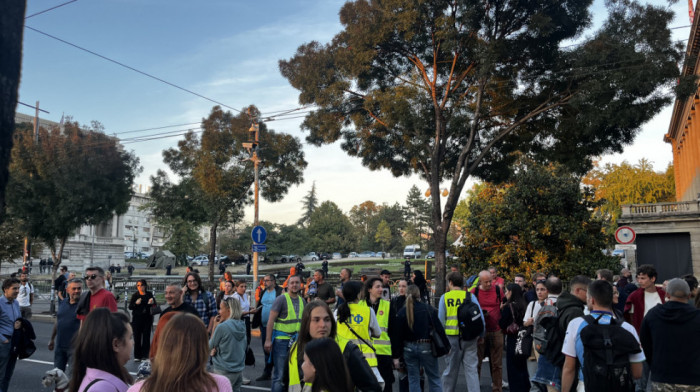 Protest Studentske liste ispred RIK-a, predali prigovor na odluku o glasanju u dijaspori
