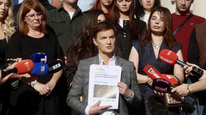 Brnabić optužila NVO za političko delovanje: "CRTA vodi kampanju trećih lica, iz pozadine lobira za Studentsku listu"