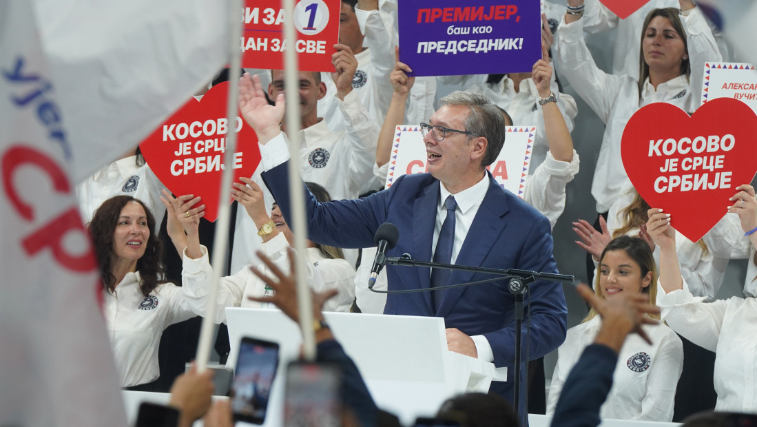 Vučić na skupu u Kragujevcu: Izbori 25. oktobra biće najteža politička bitka do sada
