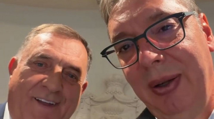 Vučić sa Dodikom: Hvala za sve ove godine što smo se borili za Srbiju i Srpsku