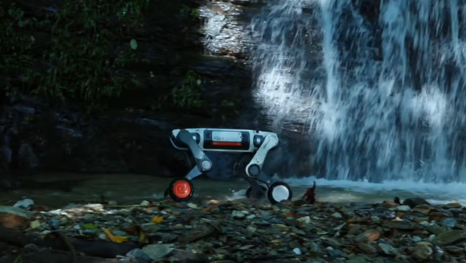 Pas-robot u pratnji naučne ekspedicije u planinama Ajlao na jugozapadu Kine