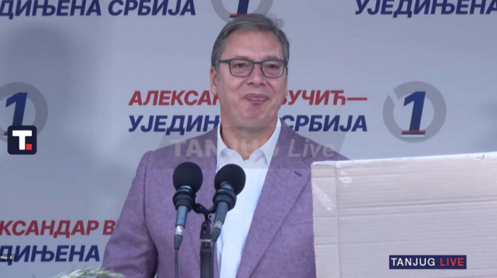 Vučić u Kruševcu: Prosečna plata porasla sa 275 na 902 evra, Moravski koridor doneo velike promene