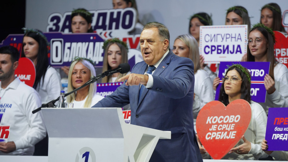 Dodik u Nišu podržao Vučića: Srbiji su potrebni lideri koji čuvaju mir i bezbednost