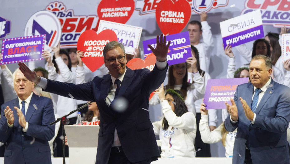 "Protivnik nisu deca ni studenti, već velike sile": Vučić očekuje neizvesne izbore- "ujedinili su se svi protiv nas"