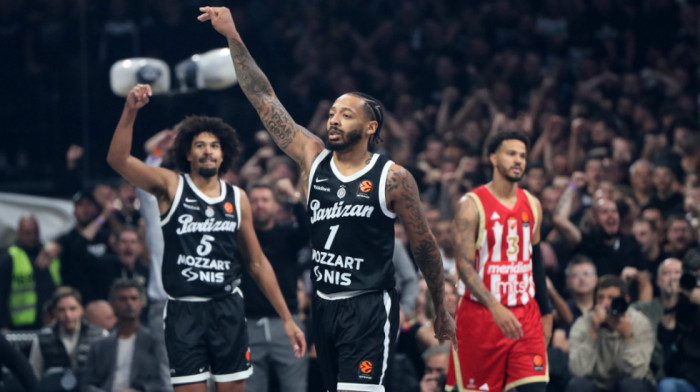 Partizan vodio, pa zamalo prosuo sve: Crno-beli slavili protiv Zvezde u derbiju