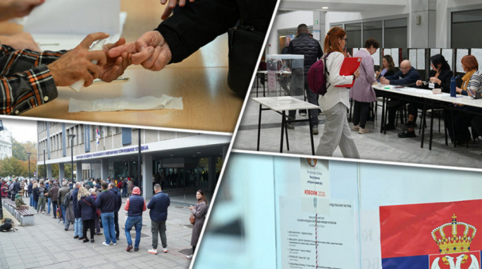 IZBORNI DAN U SRBIJI Biračka mesta otvorena su od 7 sati, građani glasaju na vanrednim parlamentarnim izborima