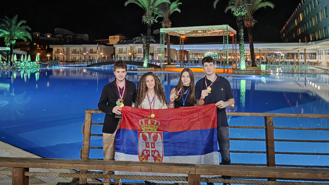 Pet zlatnih medalja za učenike Matematičke gimnazije na olimpijadi u Turskoj