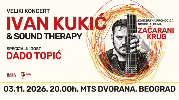 Makedonska tradicija pod visokim naponom: Ivan Kukić sa bendom Sound Therapy nastupa u MTS Dvorani