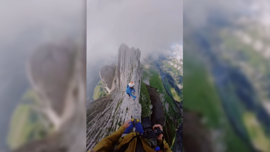 Neverovatan prizor u švajcarskim Alpima: Na vrhu planinskog masiva vladaju dva godišnja doba odjednom (VIDEO)