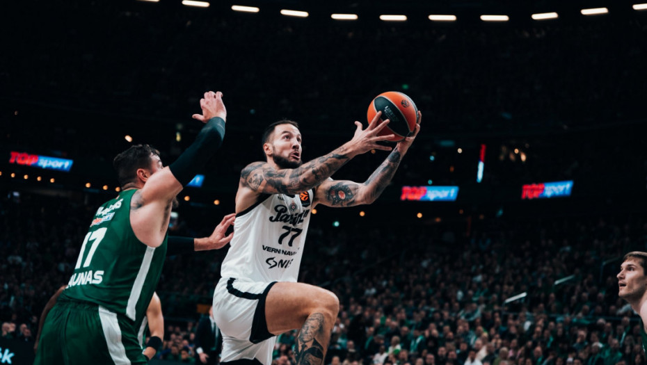 Partizan poražen u Kaunasu: Crno-beli bez trijumfa u duplom kolu