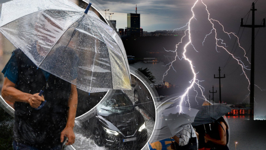RHMZ upozorava: U naredna dva sata očekuje se kiša u većem delu Srbije